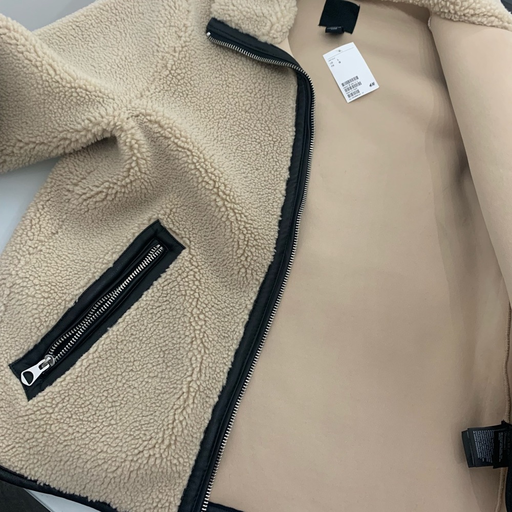 🔥s.o.l.d.🔥H&M SHERPA JACKET - Picture 6 of 8